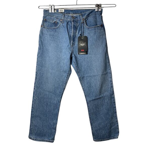 Levi’s  501 Original Cropped Straight Leg Jeans Women's Size 31X26 New‎ - Picture 1 of 11